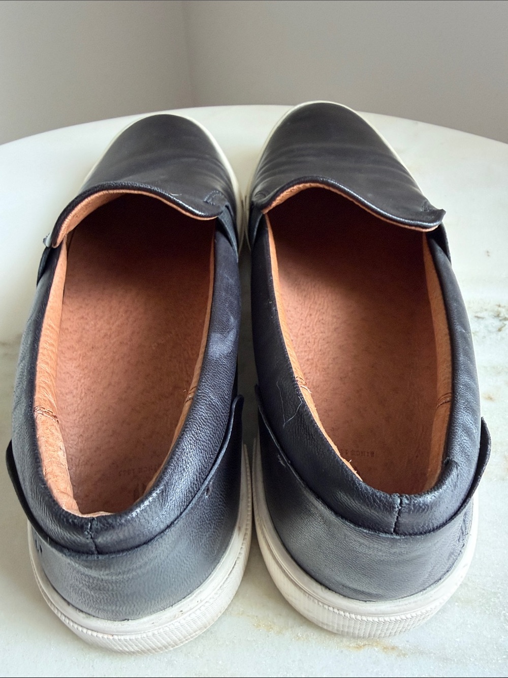 Frye Black Leather Ivy Slip On - Picture 8 of 9